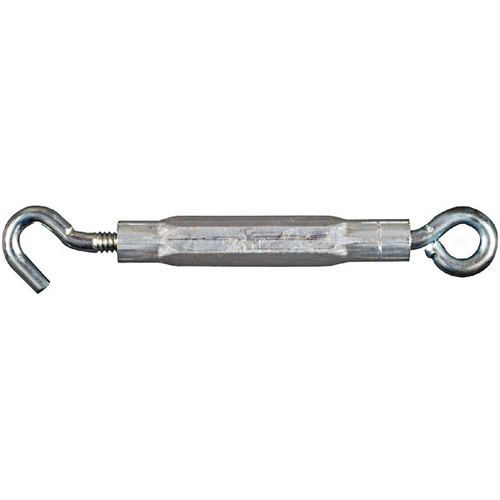 Hook & Eye Turnbuckle Zinc Plated 1/4" x 7-1/2" 2172BC - pack of 10