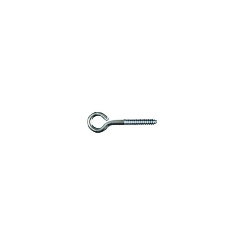 Lag Screw Eye 3.75" L Silver Stainless Steel Silver