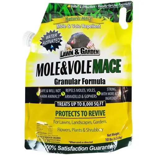 Nature's Mace MOLE995004 Mole Repellent Granules - 10lbs.