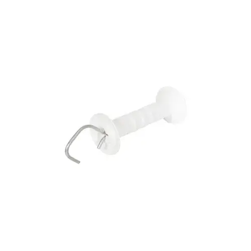 Electric Fence Insulated Gate Handle, White, Small - pack of 20