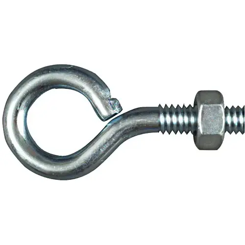 2160BC 1/4" x 2" Eye Bolt Zinc Plated Finish - pack of 20