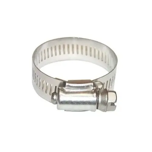 MINI HOSE CLAMP, STAINLESS STEEL, 7/16 IN. TO 25/32 IN - pack of 10