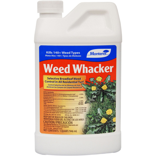 Monterey Lawn & Garden LG5285 Weed Whacker Weed Killer 3-Way Herbicide, Qt. Concentrate