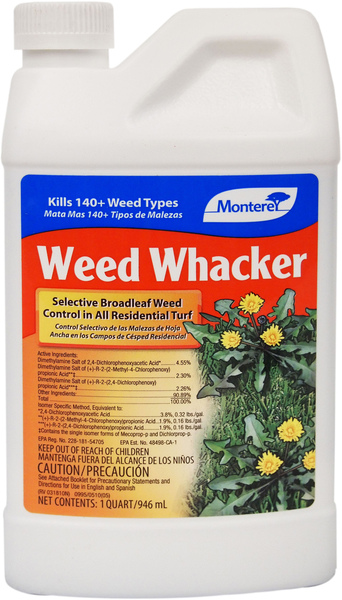 Monterey Lawn & Garden LG5285 Weed Whacker Weed Killer 3-Way Herbicide, Qt. Concentrate