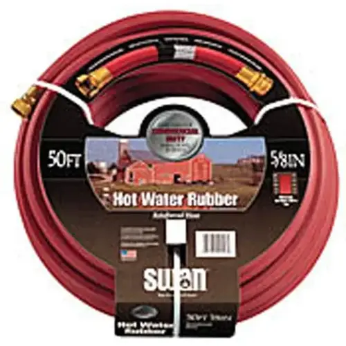 SGHW58050 Garden Hose, 50 ft L, Rubber