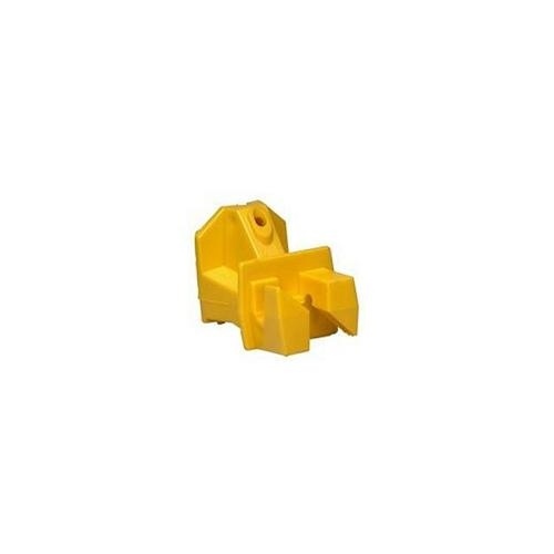 Zareba IWNY-Z Electric Fence Wood Post Insulator - Yellow pack of 25