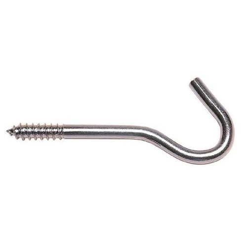 2156BC 1/4" x 4-1/4" Screw Hook Zinc Plated Finish