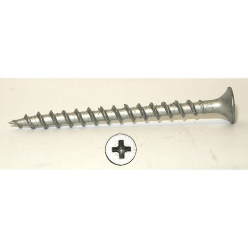 Exterior Screws No. 8 wire X 3" L Phillips Bugle Head 20 lb Smooth