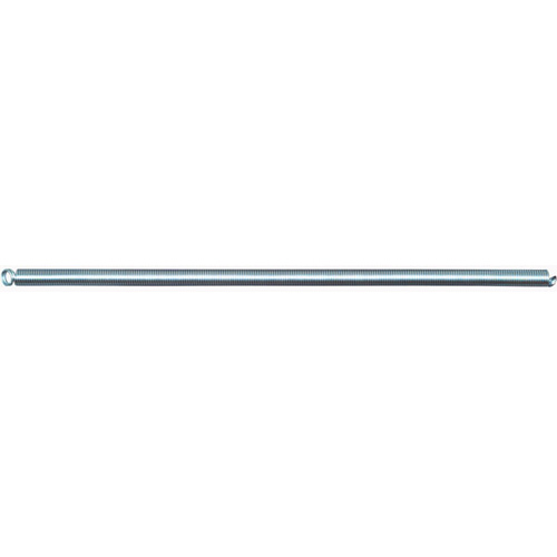 76BC Series Door Spring, 1/2 in ID Dia, 16 in L, Steel, Zinc