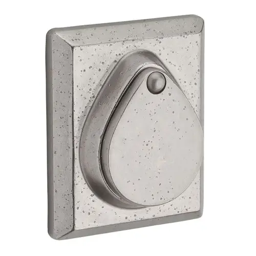 Double Cylinder Rustic Square Deadbolt with 6AL Latch, Dual Strike, and SmartKey White Bronze Finish