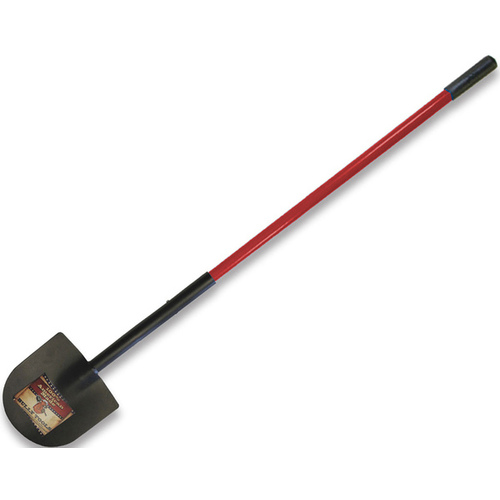 Bully Tools 92702 Caprock/Pony Shovel, 9 in W Blade, 12 ga Gauge, Steel Blade, Fiberglass Handle, Long Handle