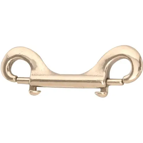 Campbell T7631204 Double Ended Bolt Snap 3/8" D X 4" L Polished Stainless Steel 130 lb Polished
