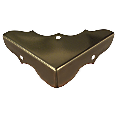 V1851 5/8" x 1-3/4" Decorative Corner Solid Brass Finish - pack of 5