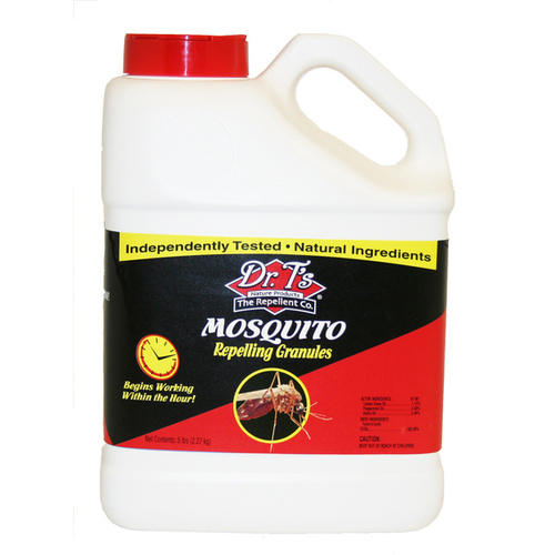 Dr. T's Mosquito Repellent Granular, Solid, Citrus Mint, 5 lb Jug