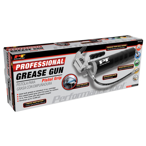 Performance Tool W54204 Professional Pistol Grip Grease Gun