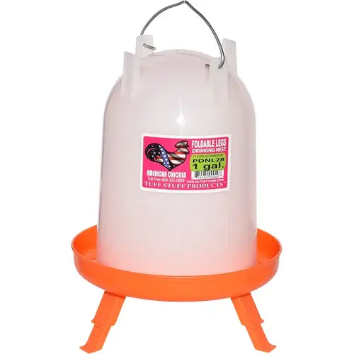 Poultry Drinker Nest - 1 Gallon with Foldable Legs