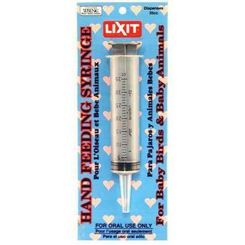 Lixit Animal Care Prod HFS-35 Hand Feeding Syringe 35cc