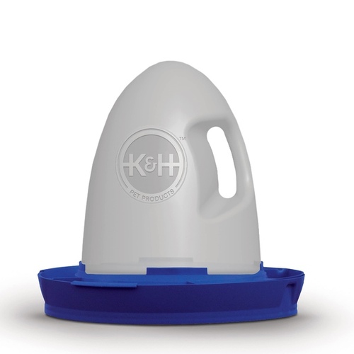 K & H PET PRODUCTS 100213014 K&H Poultry Waterer - 2.5 Gallons - Blue