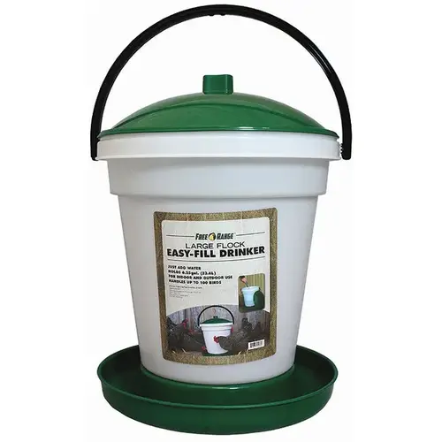 Harris Farms Free Range Ez Fill Plastic Poultry Waterer 6.5-Gal