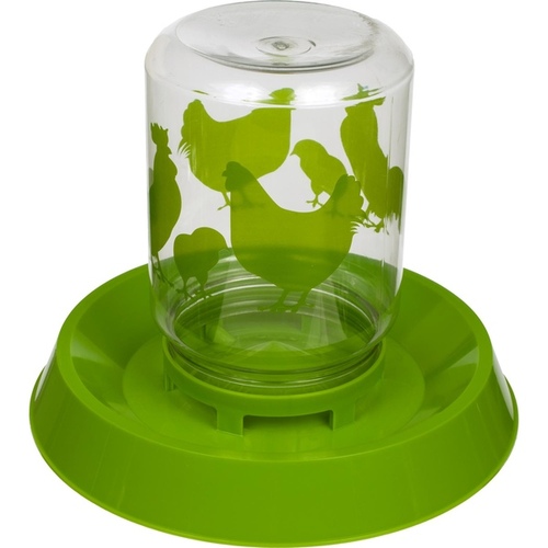 Lixit Animal Care Prod CF-64 Chicken Feeder & Water Fountain 64 oz.