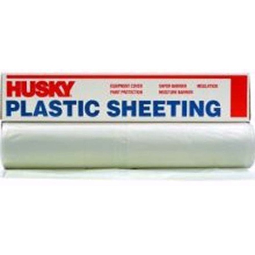 Husky 1 Mil Poly Clear Sheeting 9'x400'