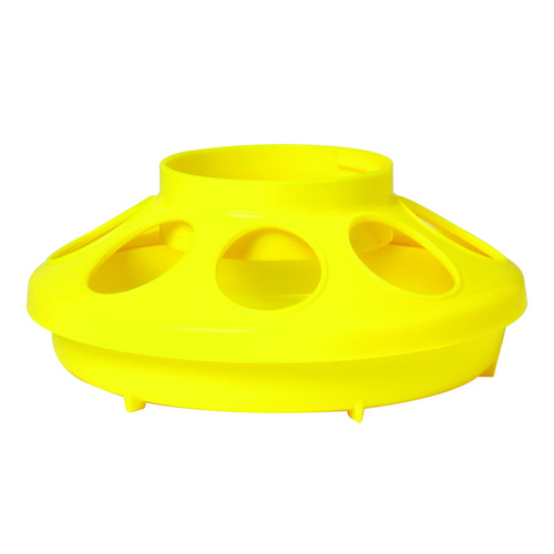 Plastic Feeder Base 1 Qt - Yellow