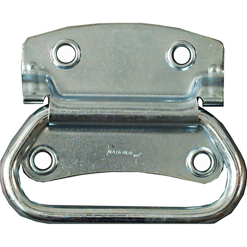 V175 Series Chest Handle, 4.23 in L, 3-1/2 in W, Steel, Zinc