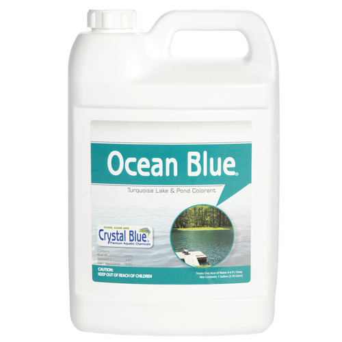 Crystal Blue 00112 Lake and Pond Colorant Ocean Blue 128 oz Blue