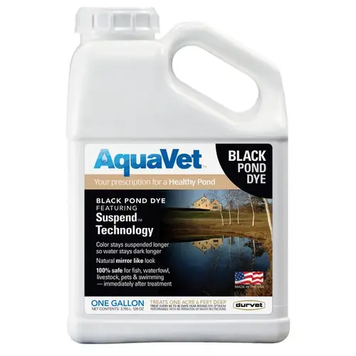 Aqua Vet 039-00101 AquaVet Black Pond Dye 1-Gallon