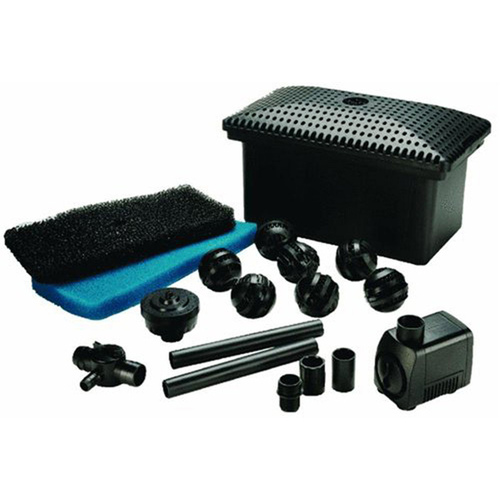 Pond Boss 52734 Complete Filter Kit with Pump Black