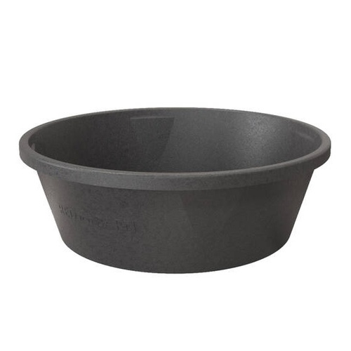 Flexible Feed Pan, 15 gal, Rubber, Black