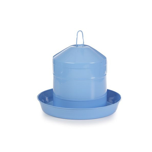 Galvanized Poultry Waterer Berry Blue - Holds 2 Gallons