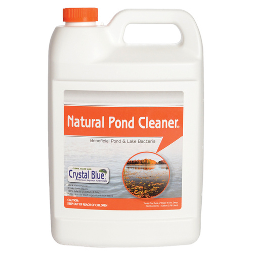 Crystal Blue 00114 Crystal Blue Natural Pond Cleaner 1-Gallon Clear