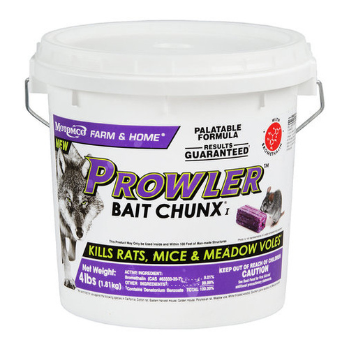 PROWLER 22294 Prowler Mice & Rat Bait Chunx, 4 Lb. Pail