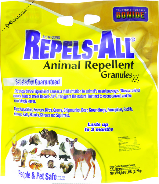 Bonide 2362 Repels-All Animal Repellent Granules - 6 pounds Light Brown