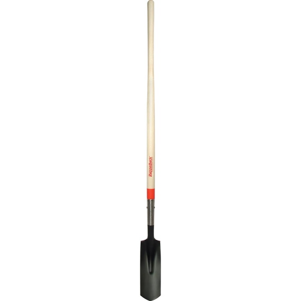 Razor-Back 47171 Trenching Shovel, 4-1/4 in W Blade, Steel Blade, Hardwood Handle, Straight Handle, 48 in L Handle Natural