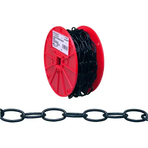 Decorator Chain, #10, 40 ft L, 35 lb Working Load, Metal, Poly-Coated