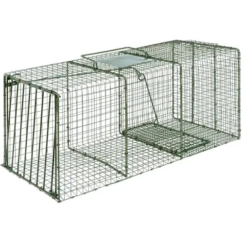 DUKE TRAPS 1114 Cage Trap, 36 in L, 15 in W, 14 in H