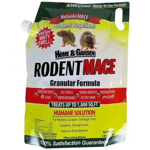 Nature's Mace RODGRN7002 Rodent Repellent Granules - 6lbs.