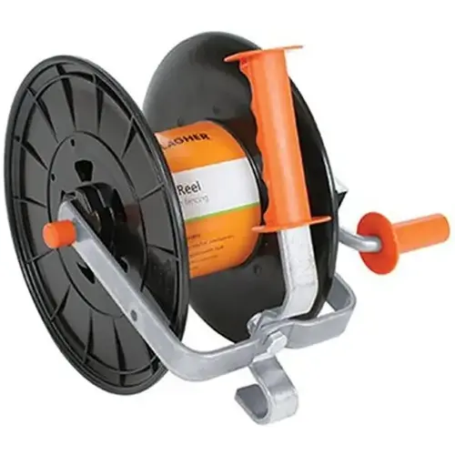 Economy Reel, Poly, Black/Orange, Zinc