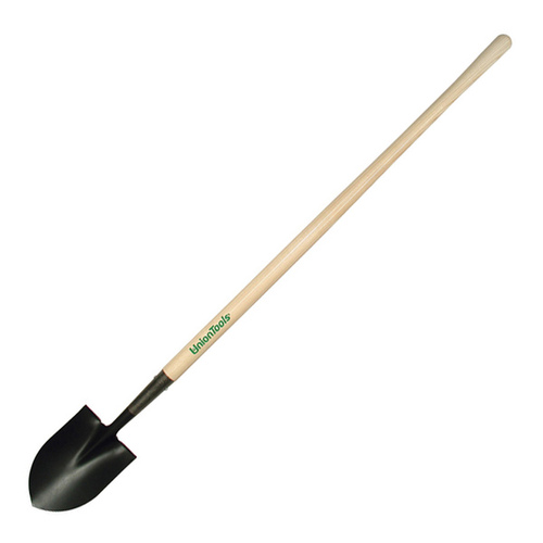 True Temper 2617100 Floral Shovel, 5-3/4 in W Blade, 16 ga Gauge, Steel Blade, Hardwood Handle, Straight Handle