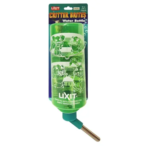 Lixit Animal Care Prod CBB-32 32 oz Water Bottle Bright Rabbit