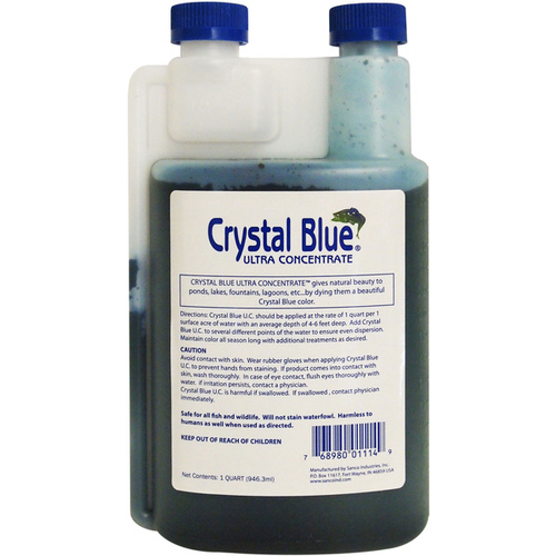 Crystal Blue Lake/Pond Colorant Ultra Concentrate 1-Quart