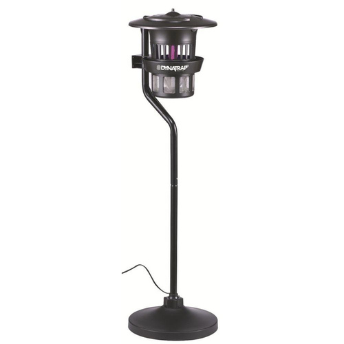 DynaTrap DT1260 Insect Trap with Pole, 110 V, 15 W, Fluorescent Lamp, Black