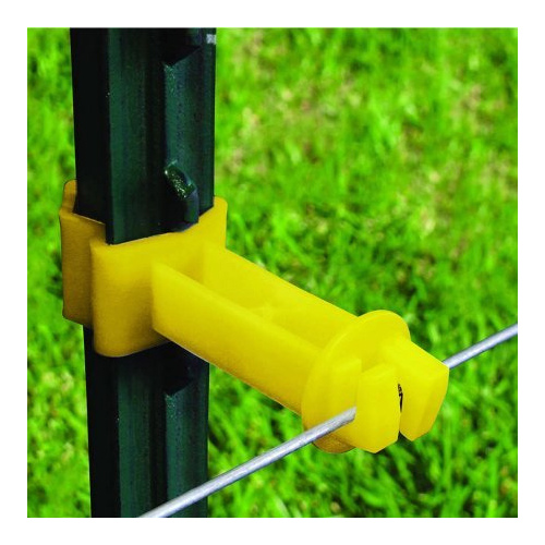 PATRIOT 2" YELLOW T-POST INSULATOR YELLOW pack of 25