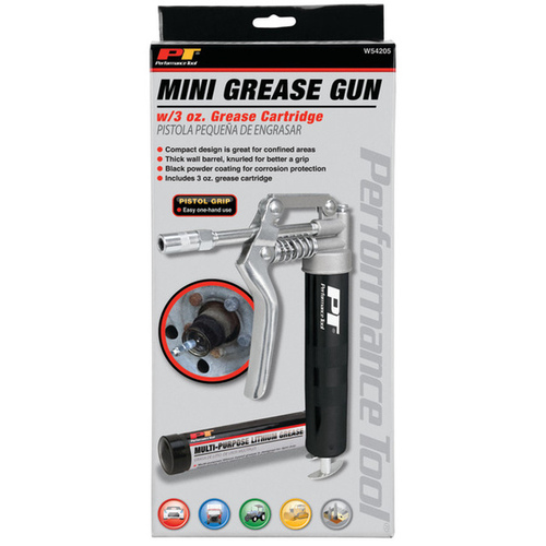 Mini Pistol Grip Grease Gun with Grease Included