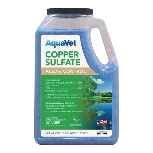 Aqua Vet 039-00111 AquaVet Copper Sulfate 15-lb Granular