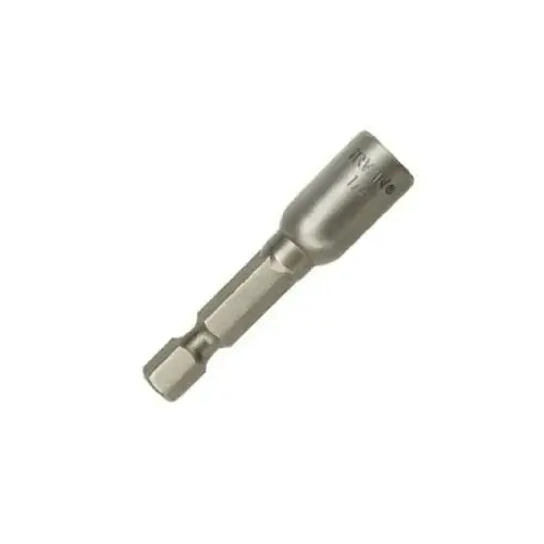 Magnetic Nutsetter, 2-9/16 in L, Hex Shank