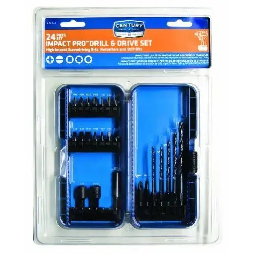 Century Drill & Tool 66945 Century Tools Impact Pro Black Oxide 24