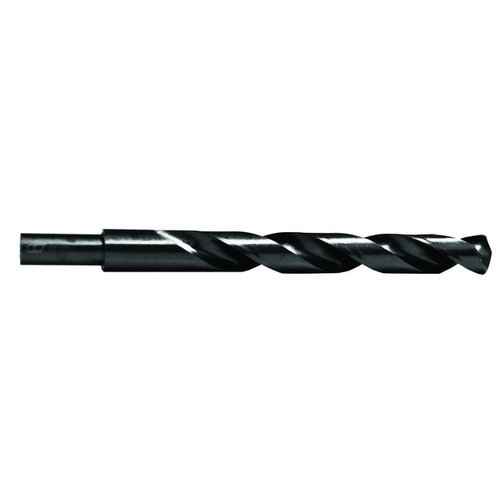 31/64" Black Oxide Drill Bit Reduced Shank Carded